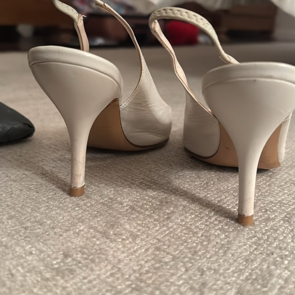 Chanel leather slingback, stone colored, size 36 - Picture 3 of 8